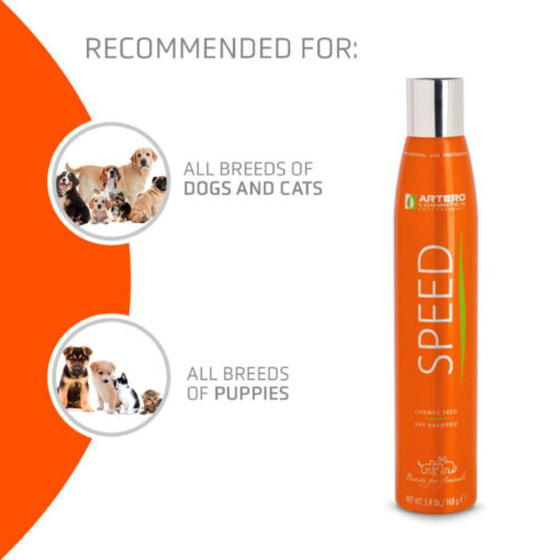 Artero Speed - suhi šampon za pse in mačke 300ml - slika 12