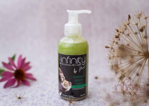 ŠAMPON Z ZELENO GLINO INFINITY professional pet care by Nina