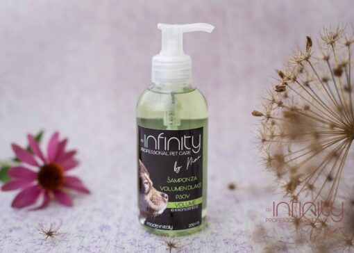ŠAMPON ZA VEČJI VOLUMEN DLAKE PSOV INFINITY professional pet care by Nina