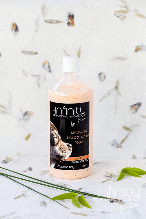 MASKA ZA DOLGO DLAKO PSOV INFINITY professional pet care by Nina - 1L