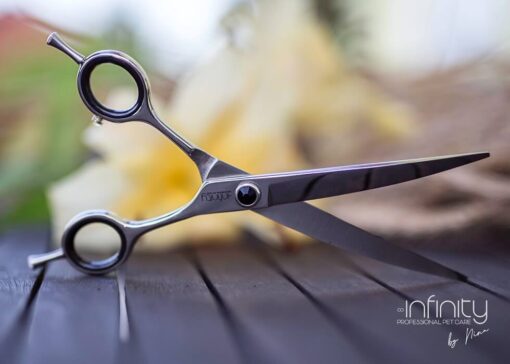 INFINITY professional pet care by Nina profesionalne ukrivljene škarje - dolžine 18 cm