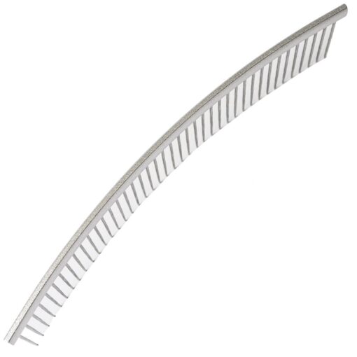 Ukrivljen glavnik za striženje psov - 25cm - slika 2